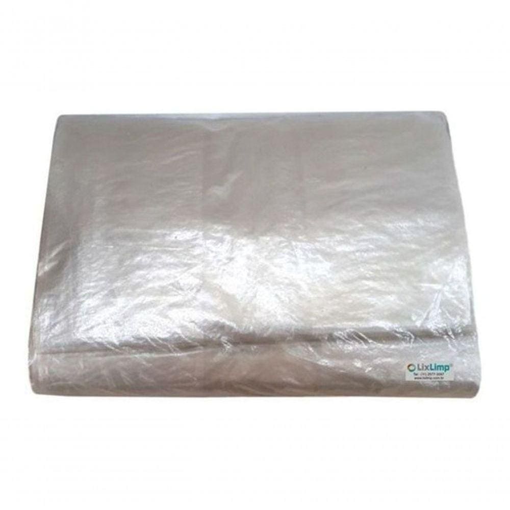 Sacos Para Lixo Transparente 40 Litros Normal (100 Un)