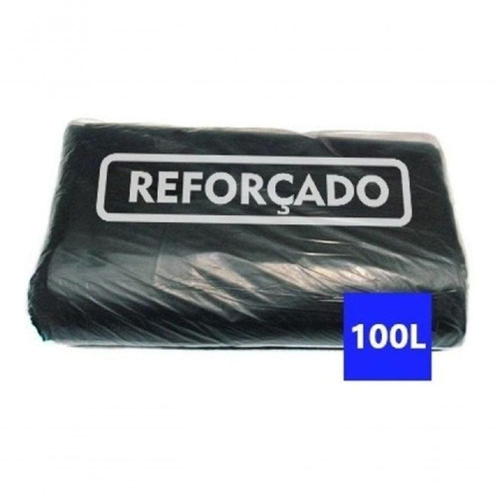 Saco De Lixo 100 Lts Preto Reforçado 90x105 Pct C- 5kg