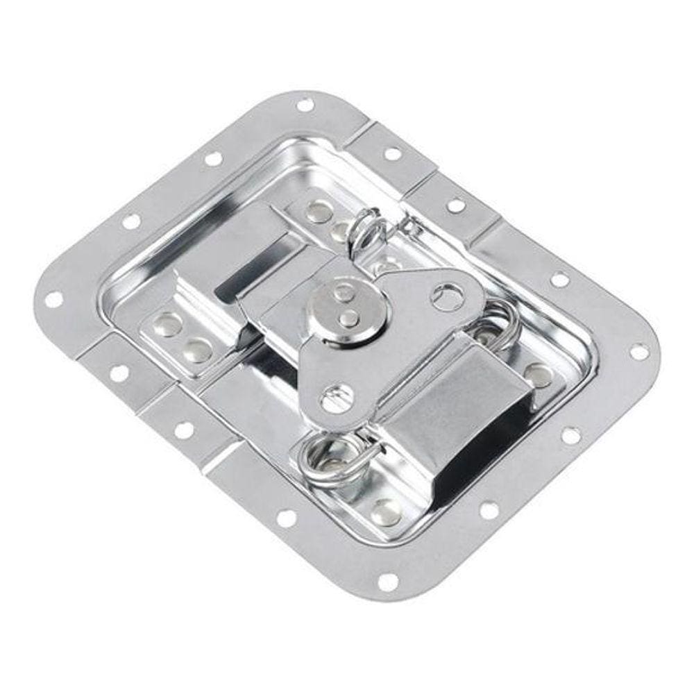 Kit 2 Fecho Borboleta Grande Cromado Porta Cadeado Lu-F01