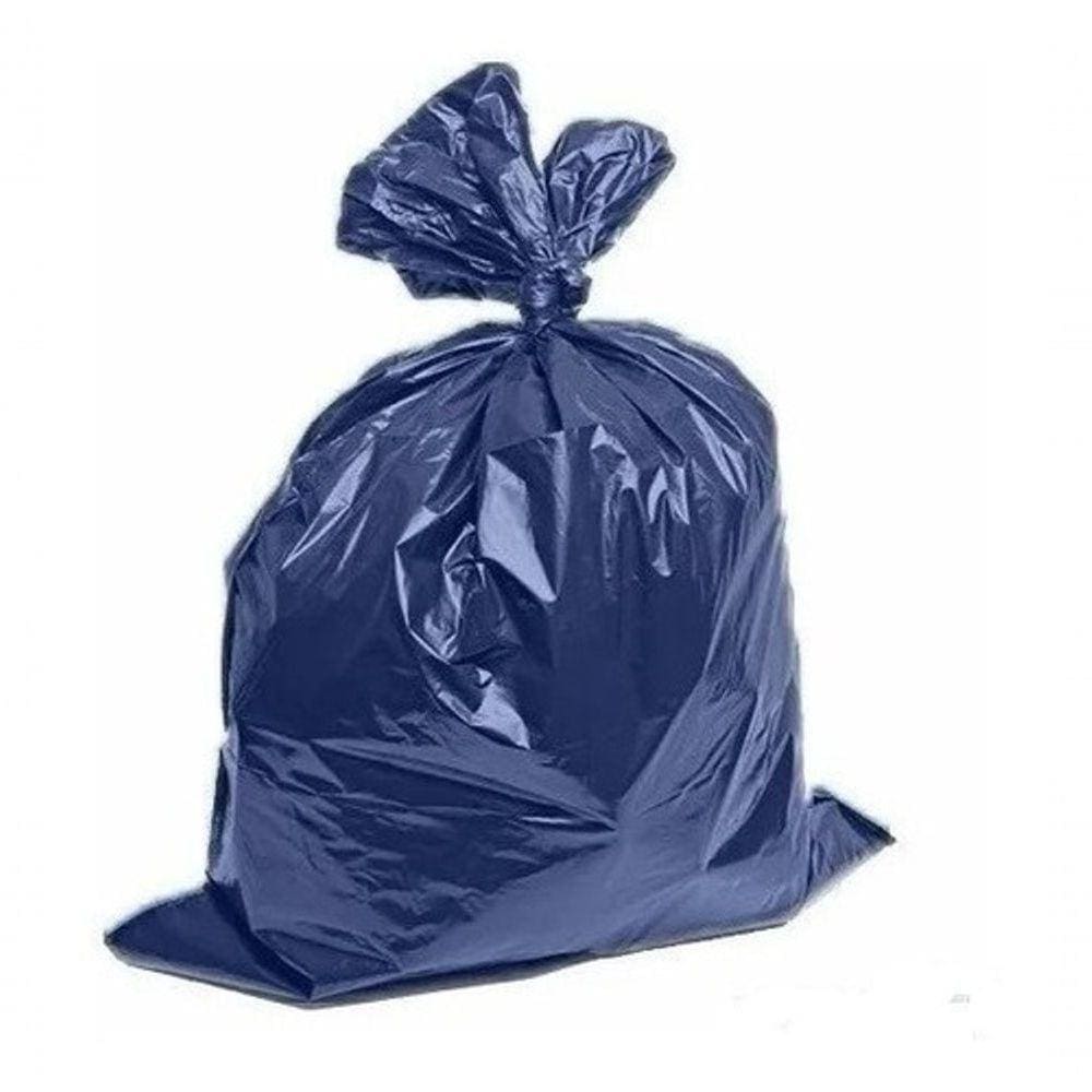 Saco De Lixo 40 Litros 100un Colorido Reforçado Azul laranja