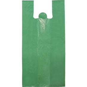 Sacolas Plasticas Verde Reciclada 30x40 Pacotes 4kg Cor:verde;tamanho:30x50;