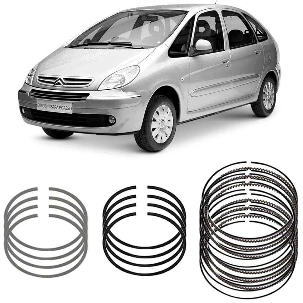Anel Segmento Std Xsara Picasso 1.6 16v 05 A 12 Metal Leve