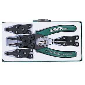 Jogo De Alicate De Aneis De Retencao 5 Pcs Sata