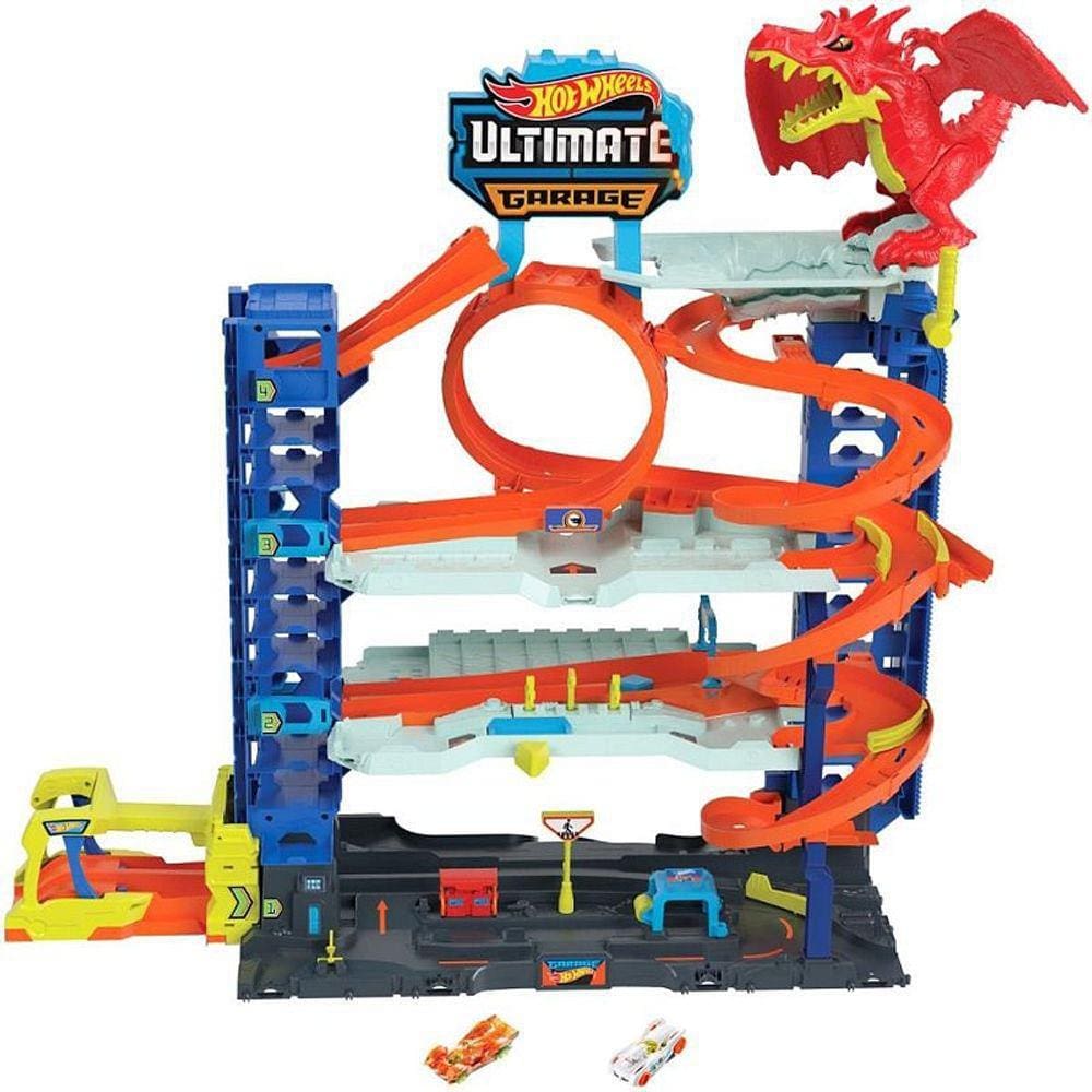 Hot Wheels City Ultimate Garage com Ataque de Tubarão