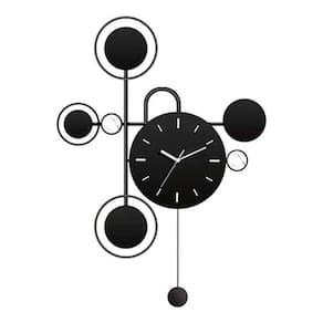 Relógio De Parede 3D Contemporâneo Nórdico Metal 84X55