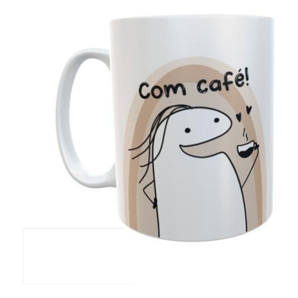 Caneca Com Café Sem Café Flork