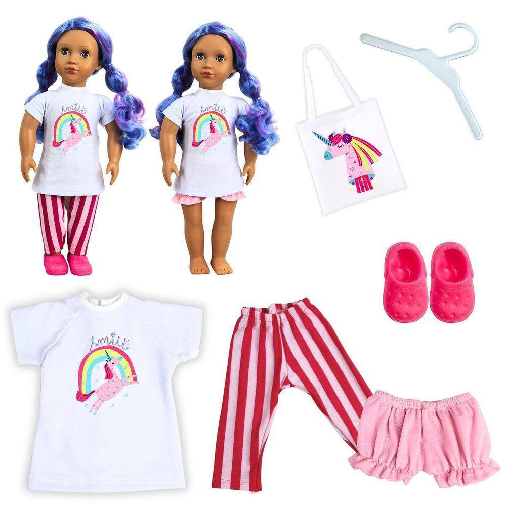 Roupa boneca barbie kit, casas bahia