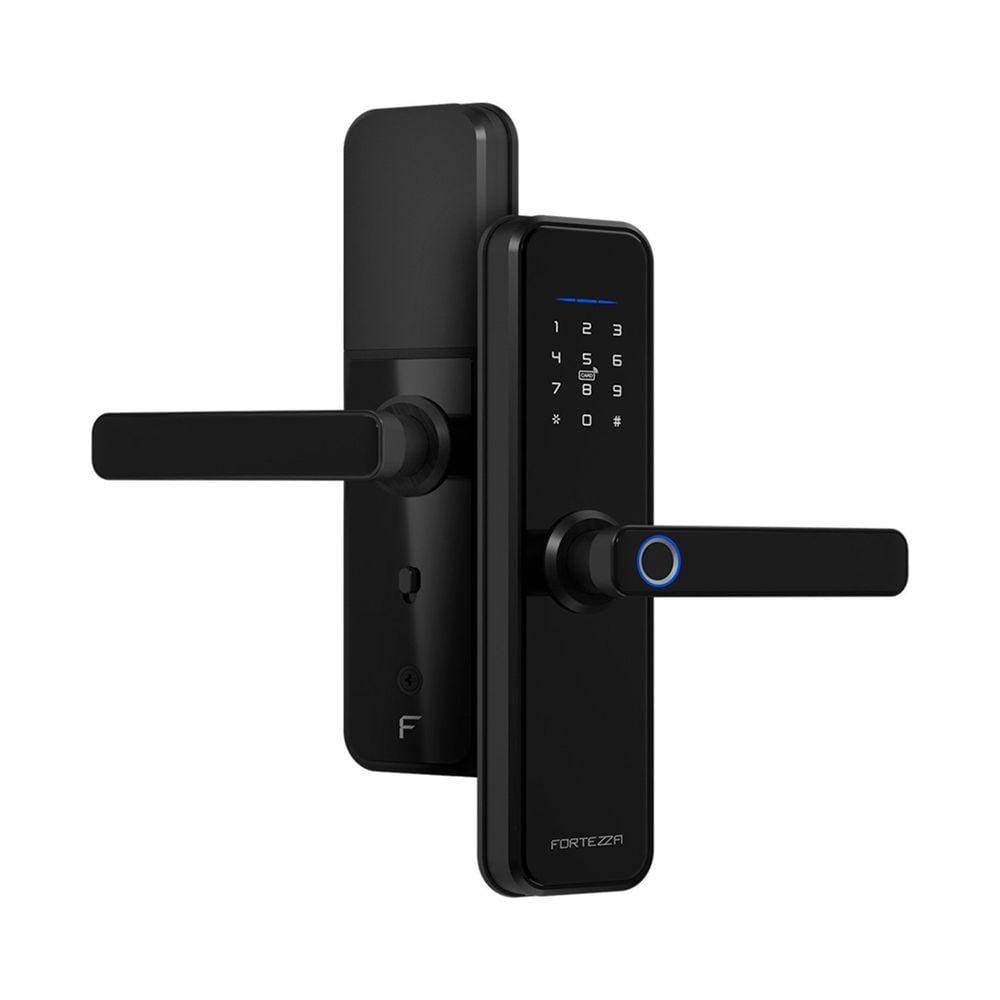 Fechadura Eletrônica Inteligente Automática Zigbee Fortezza Fze01bk Preto