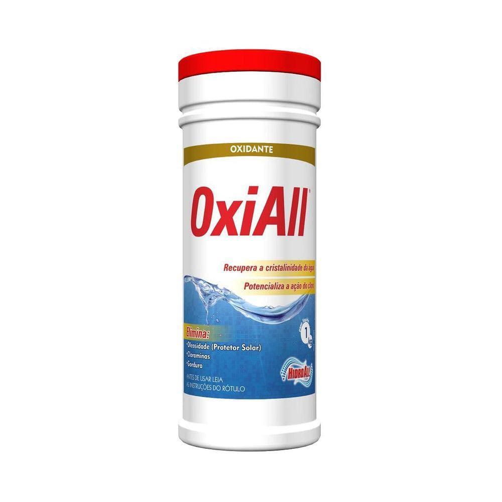 Eliminador De Oleosidade Para Piscinas Oxiall 1Kg