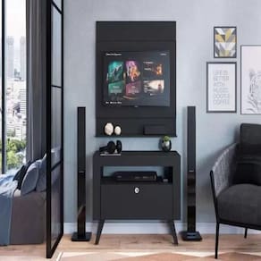 Home C/ Bancada E Painel Para Tv Ate 36` Canada