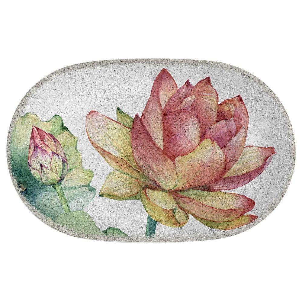 Travessa em Cerâmica Alleanza 34cm Feldspática Branca