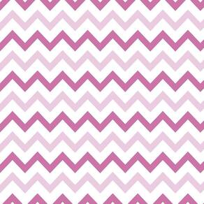 Kit 6 Rolos Papel De Parede Adesivo Chevron Rosa Branco 3,0M