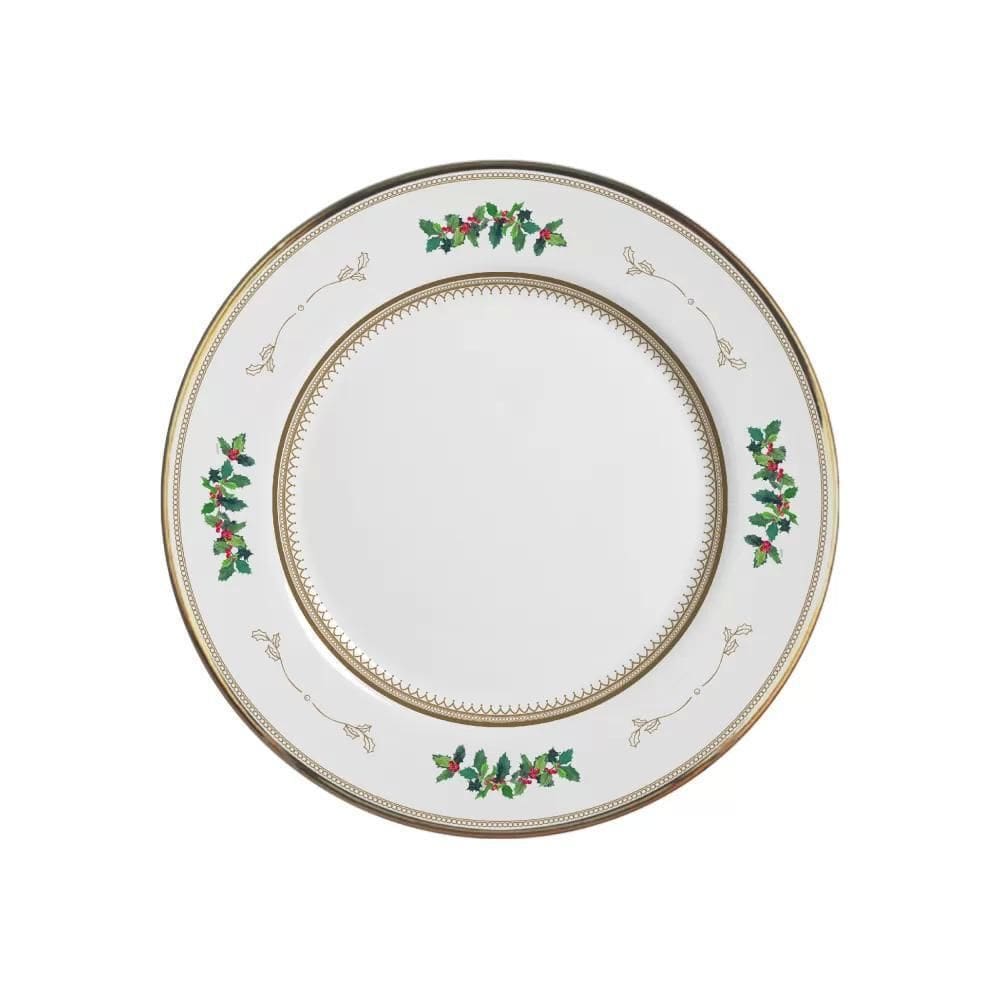 Pratos de Sobremesa Cerâmica Branca 21cm - Alleanza