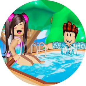 Painel Redondo 3D Sublimado Roblox Frd-5786