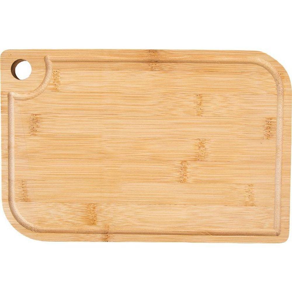 Tábua De Corte Carne Churrasco Bambu 33X23X1,6Cm Mundiart