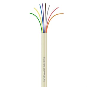 Cabo Manga 8X26 Awg - Sem Blindagem Bege - 100 Metros