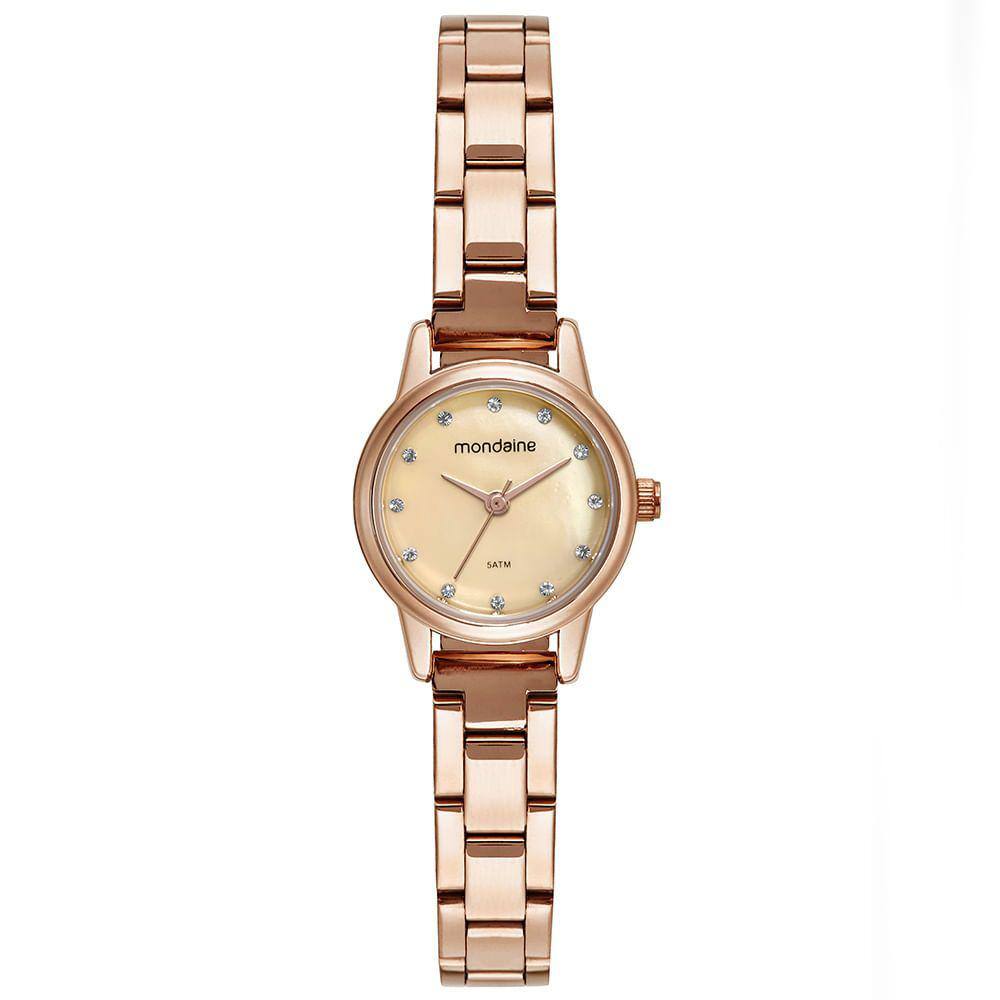 Relógio MONDAINE feminino analógico madrepérola 32531LPMVRE2