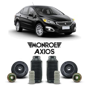 Kit 2 Coxim Batente Coifa Dianteiro Peugeot 408 2015 A 2019