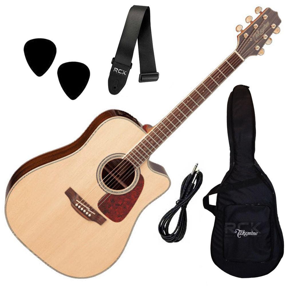Violão Eletroacústico Folk Takamine Gd71Ce Aço Tampo Sólido