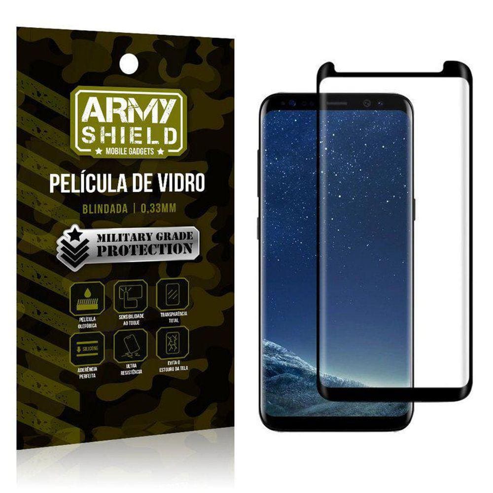 Película De Vidro Cobre A Tela Toda Samsung Galaxy S8