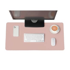 Kit 3 Mouse Pad 70X30Cm Grande Tapete De Mesa Slim Rosa