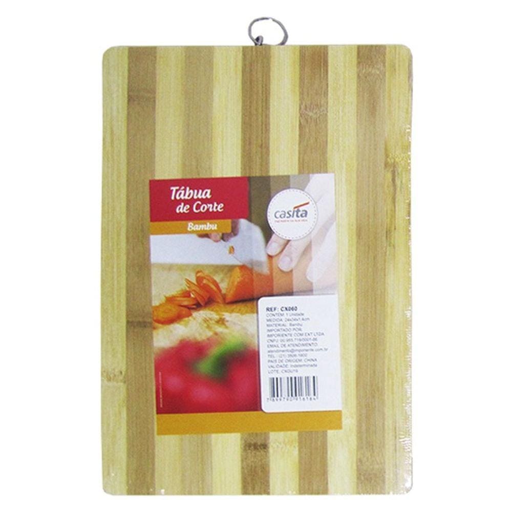 Tábua De Corte De Bambu 34x24 cm
