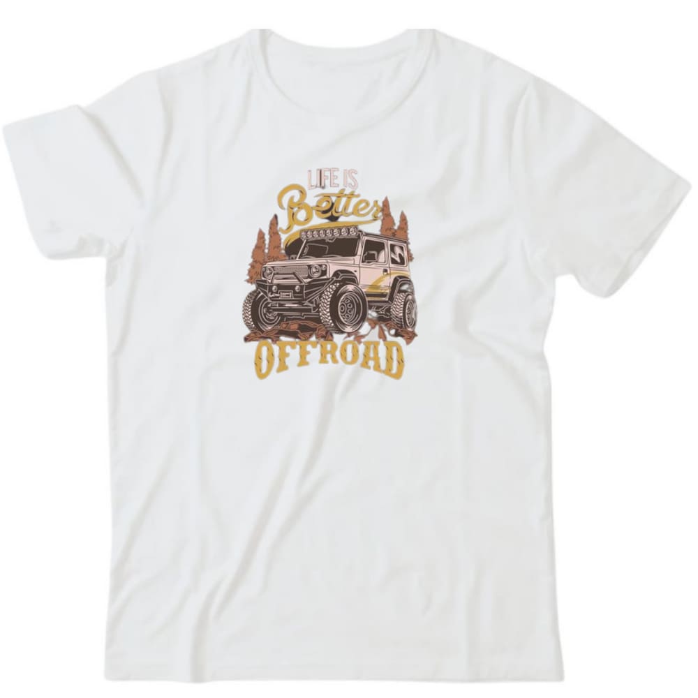 Camiseta algodão carros - Better Offroad