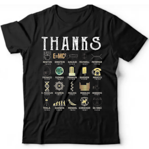 Camiseta ciência & tecnologia- Thanks (cientist)