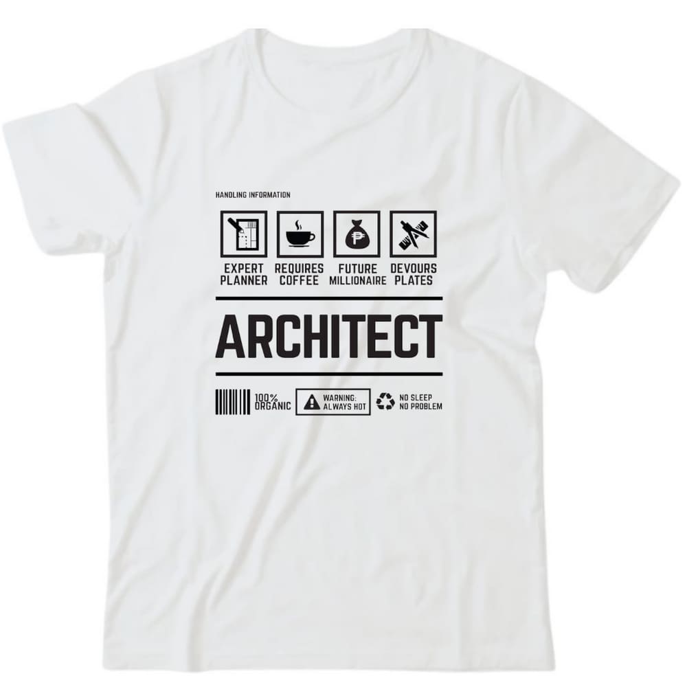 Camiseta algodão Profissões -Architect