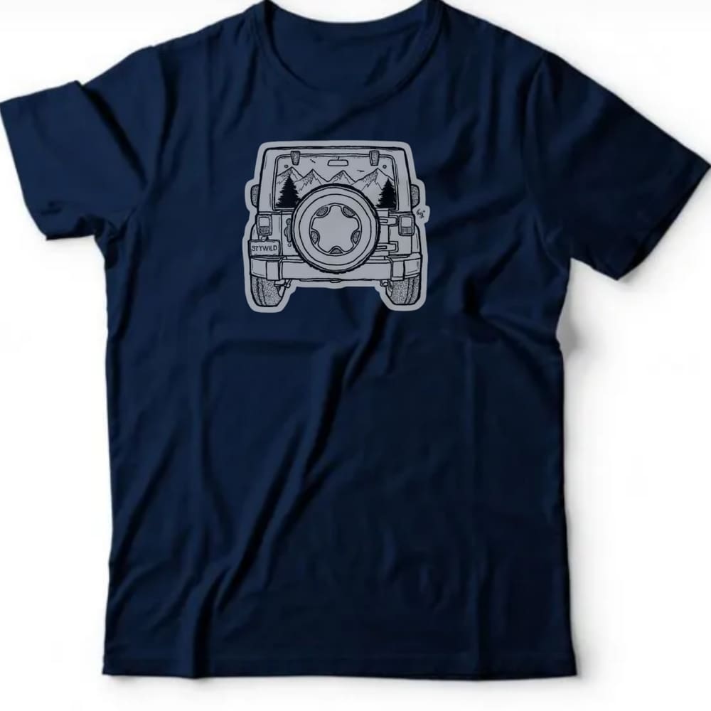 Camiseta algodão carros - Jeep Road Trip