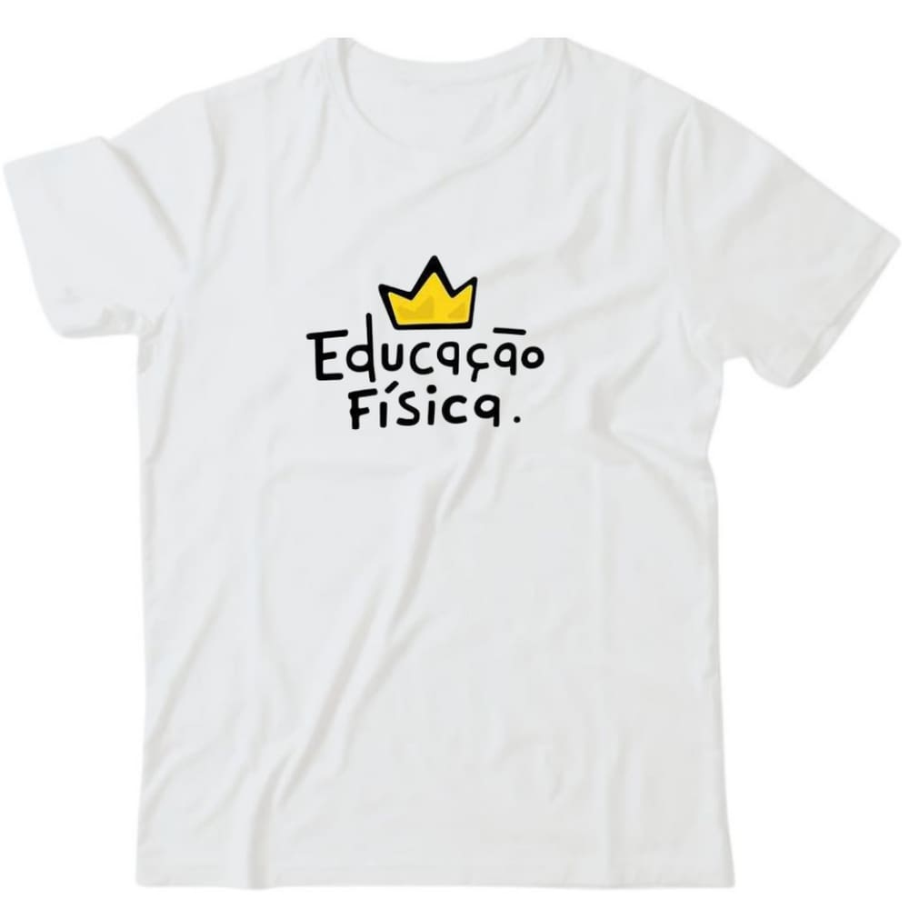 Camiseta algodão Profissões -Ed. Fisica