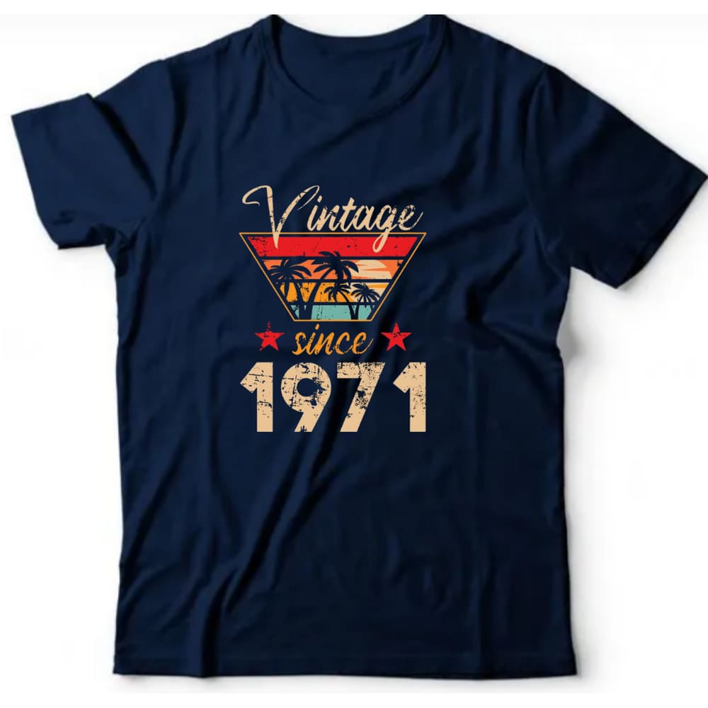 Camiseta algodão cronológicas- Since 1971