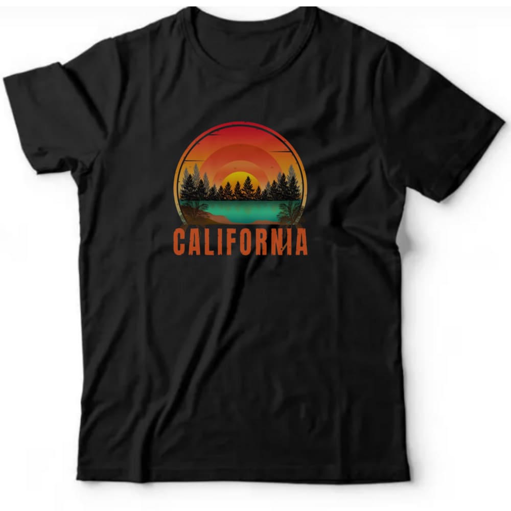 Camiseta algodão geografia- California