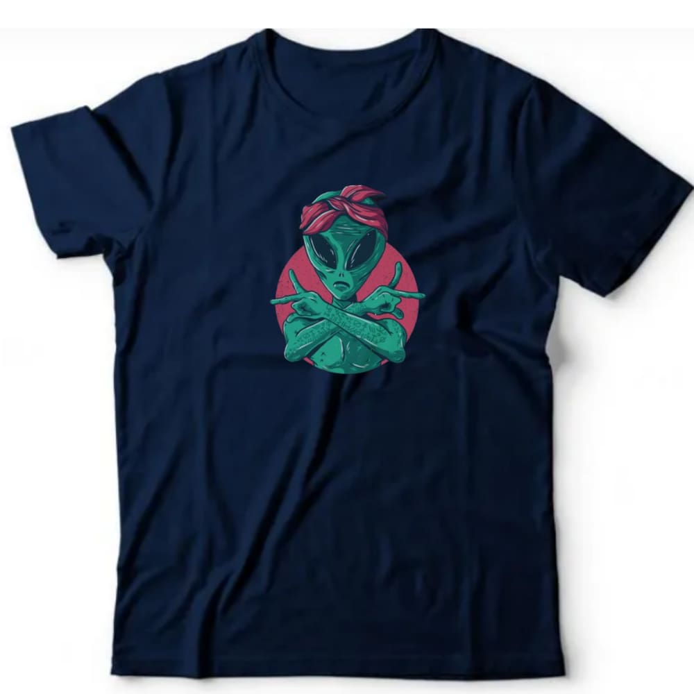 Camiseta algodão ufologia - Chill Alien