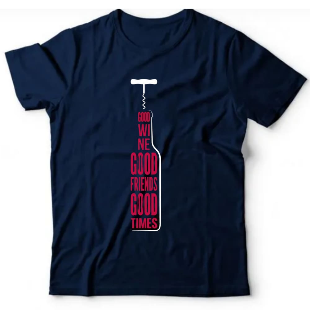 Camiseta algodão bebidas vinho -