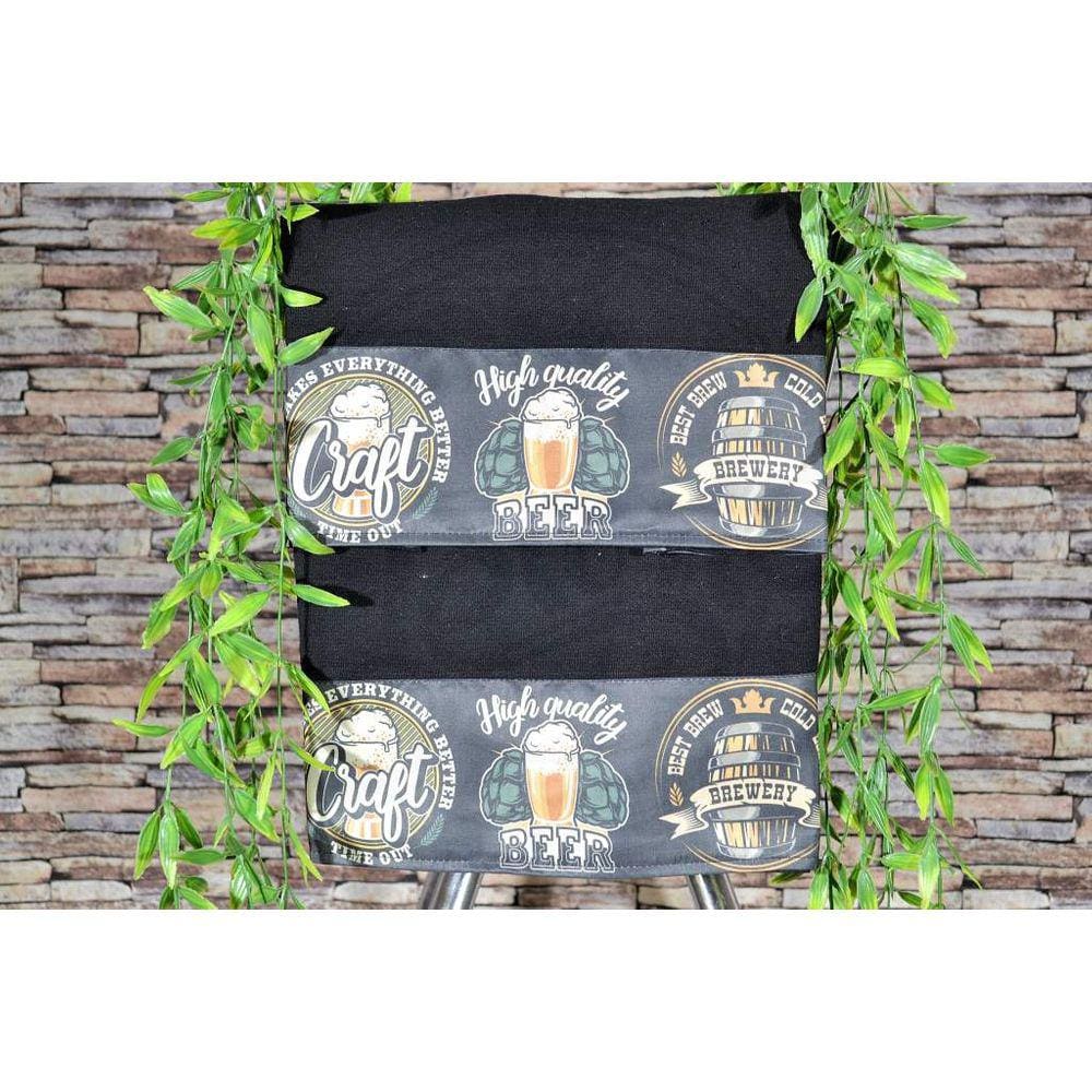Kit Pano de Pratos Masculino 2 pçs Black - Beer