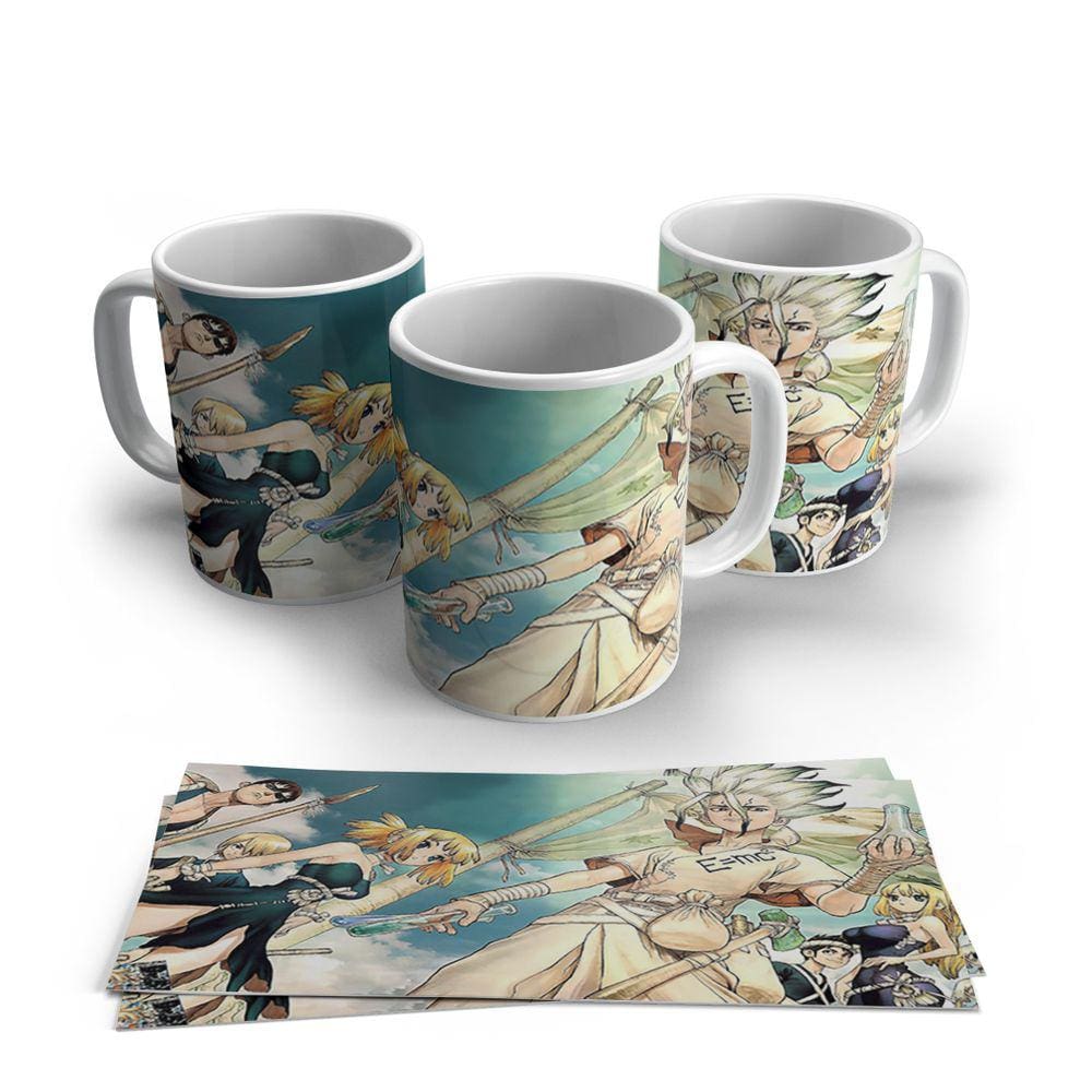 Caneca de Porcelana Dr Stone Modelo 11