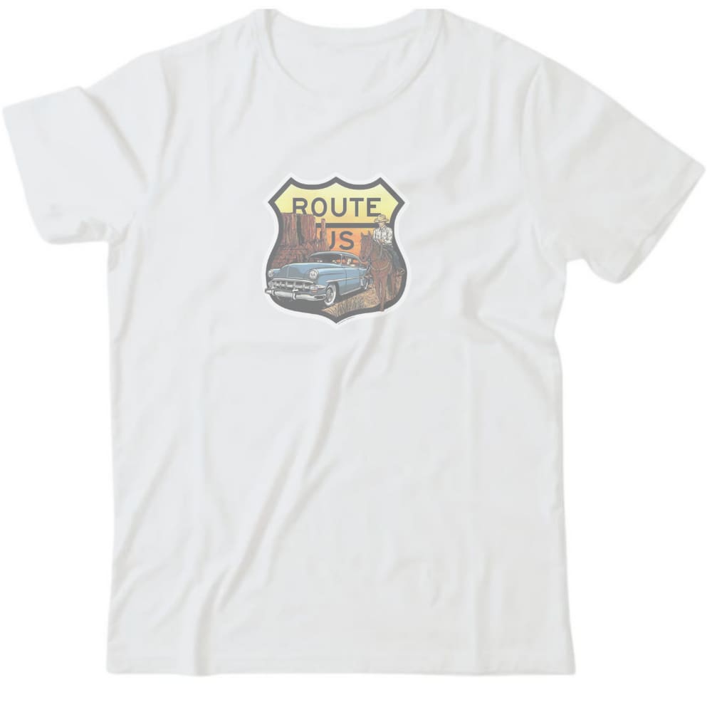 Camiseta algodão carros - Route US