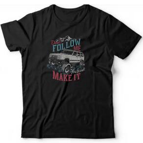 Camiseta algodão carros - Don`t follow me