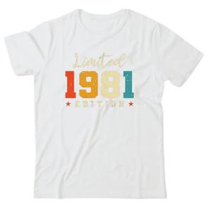 Camiseta algodão cronológicas- 1981 Edition