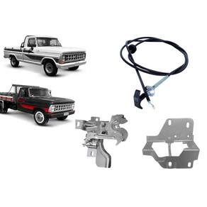 Kit Fecho Capô F1000 F4000 Ano 1989 A 1992 Com Cabo