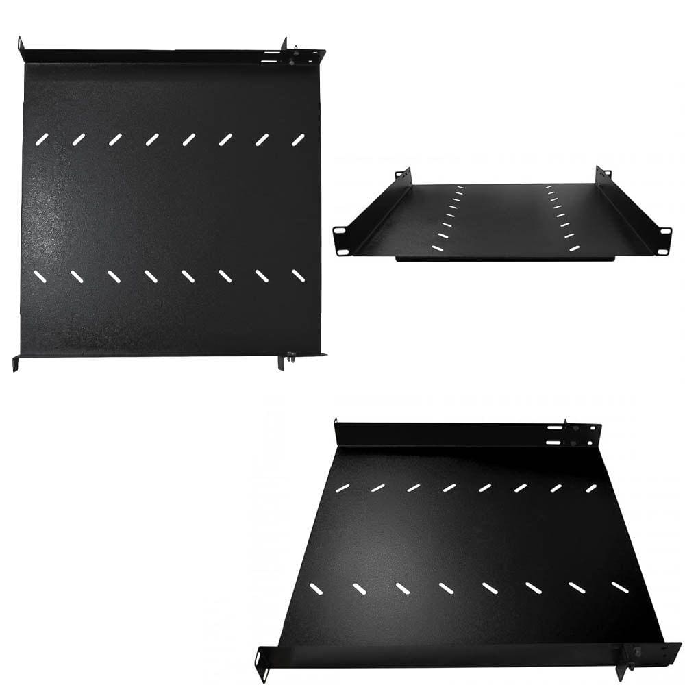 Bandeja Fixa Para Rack Servidor 19" X450mm Com 4 Pontos de Fixação- Max Eletron 4651