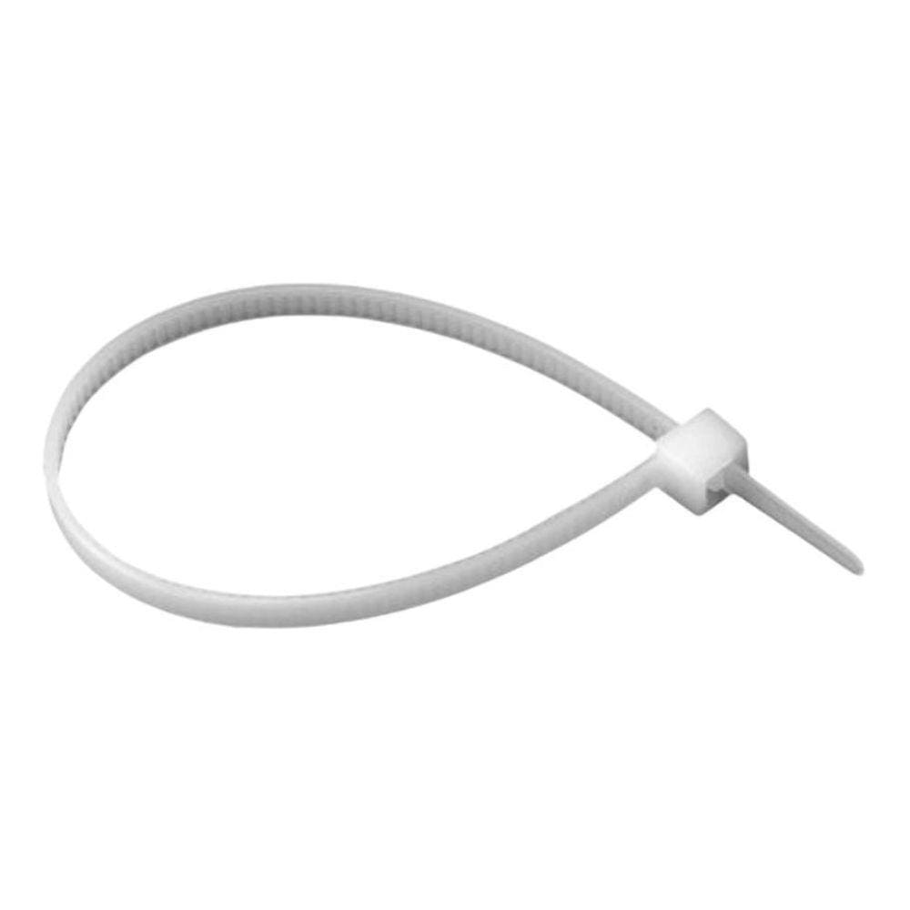 100 Abraçadeiras Nylon Cinta Plástica Enforca Gato 2,5x100mm Branca