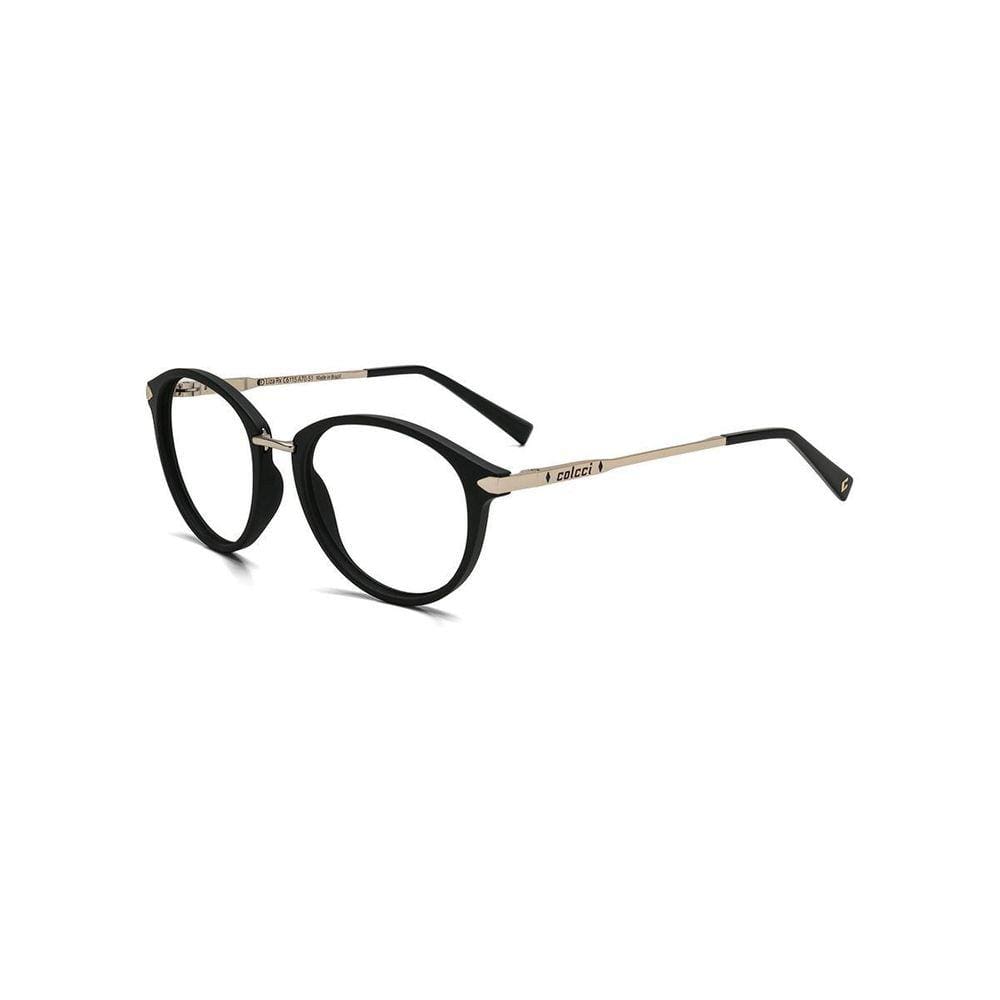 Armação Colcci Liza Preto Fosco/Dourado 51mm