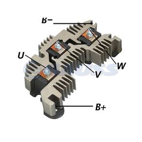 Retificador Do Alternador Kadett Monza Omega Vectra 120A - Gauss - GA1801