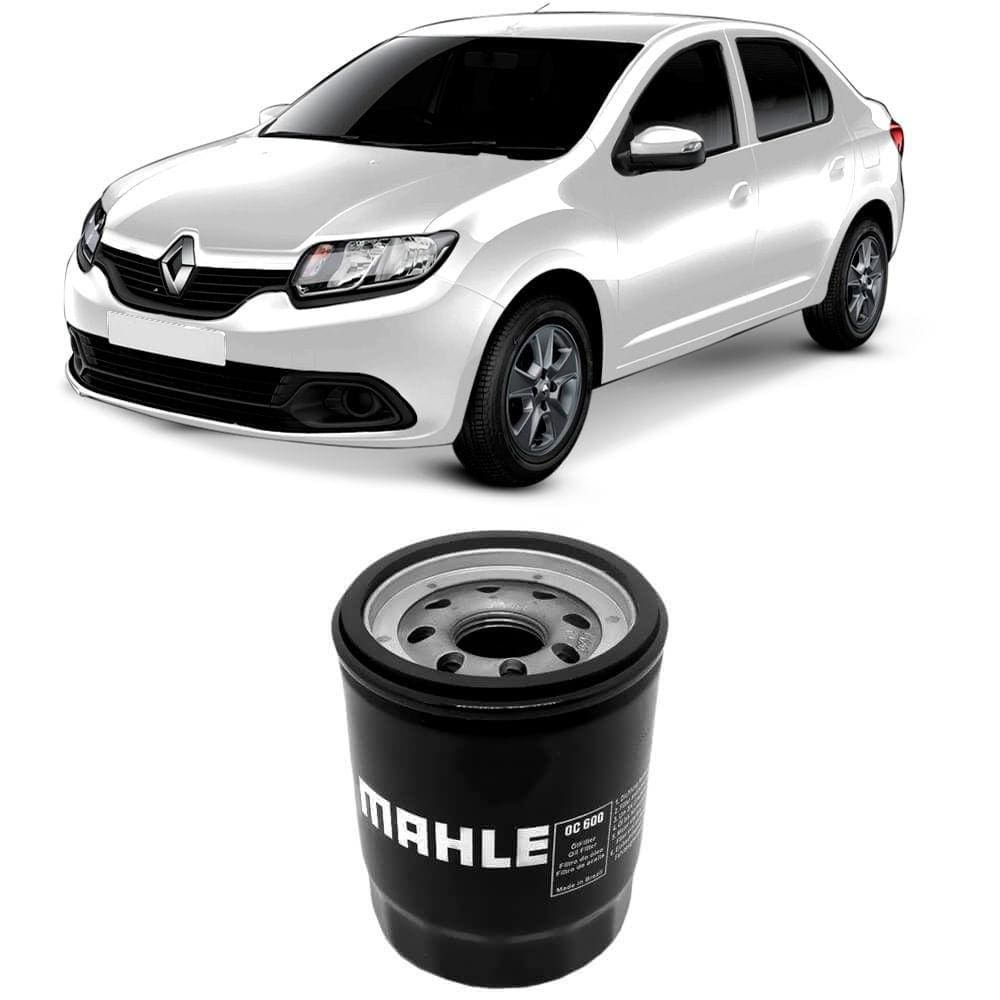 Filtro Óleo Renault Logan 1.0 2008 A 2016 Metal Leve