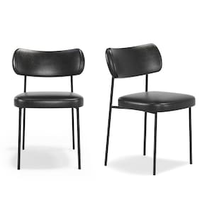 Kit 2 Cadeiras para Sala de Jantar Mona Espresso Móveis Preto 734/Preto