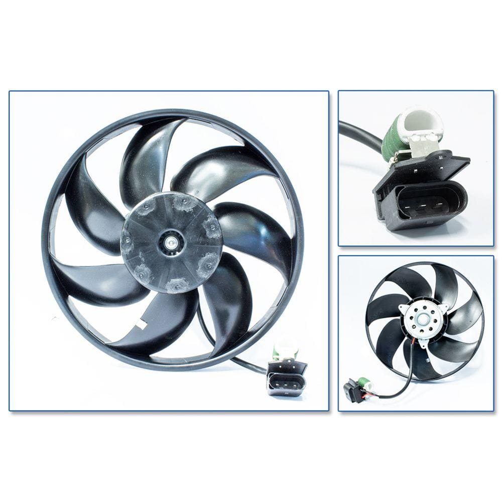Motor do Ventilador Volkswagen UP 1.0 Flex Com Ar Resistência 3 Vias - Gauss - GE1072