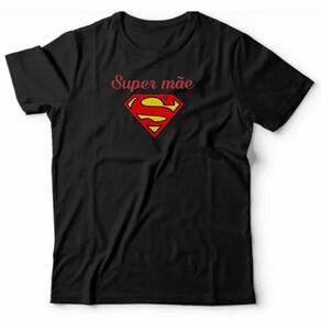 Camiseta algodão especial mães - Super mãe