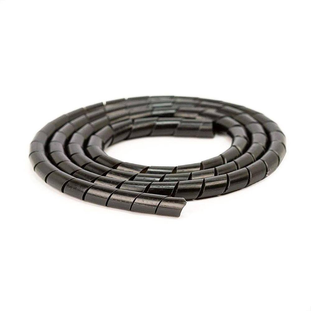 Spiraduto 1/4 Organizador De Cabos - Dutoplast - Preto 5M